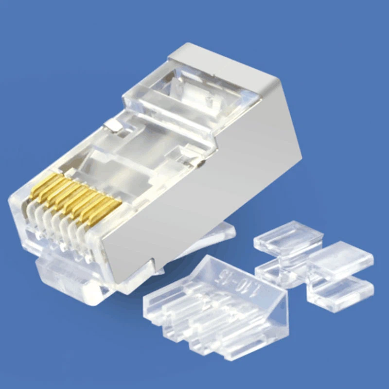 Abgeschirmter modularer Cat6A-Stecker