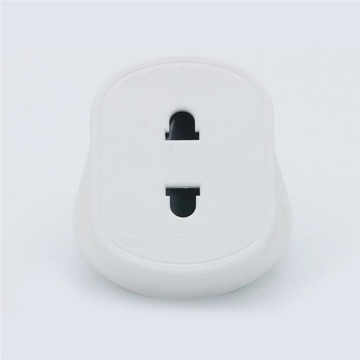 UK 2 To 3 Pin 1A Fuse Adaptor Plug For Shaver