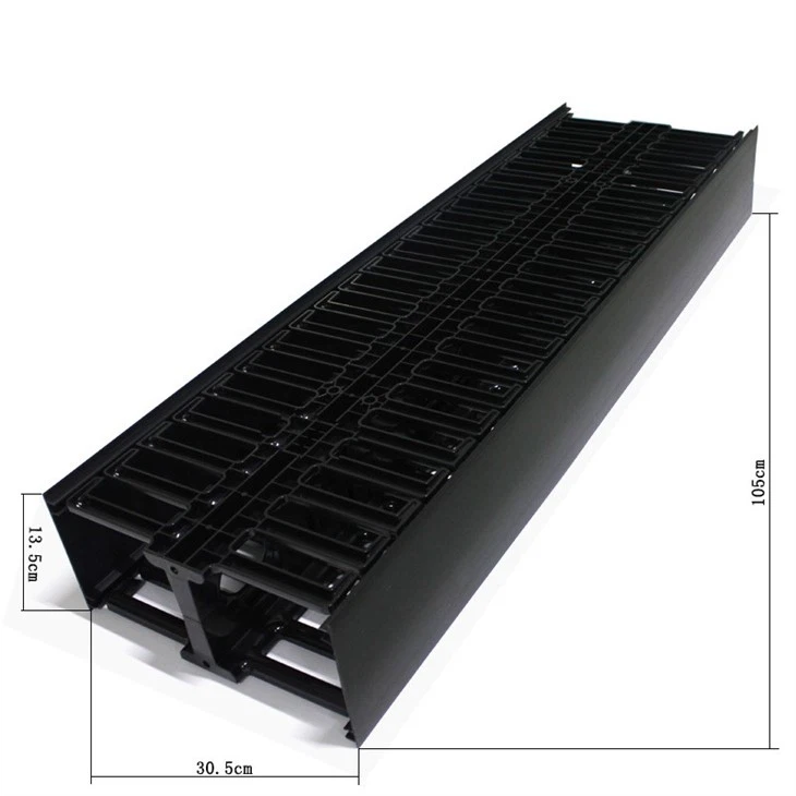 1-Meter 22.5U Plastic Vertical Cable Management Rack