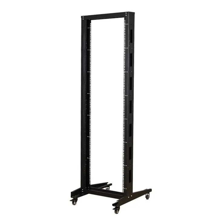 2-Meter Tall 42U Detachable Open Network Rack With Caster