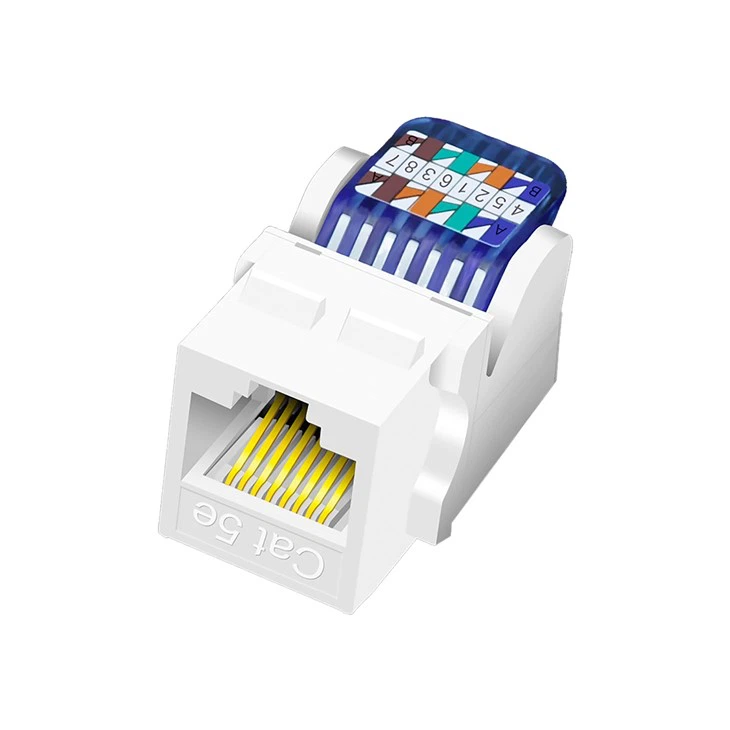 Toolless CAT5E RJ45 Socket Keystone Module