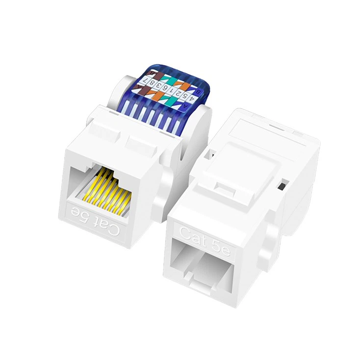 Toolless CAT5E RJ45 Socket Keystone Module