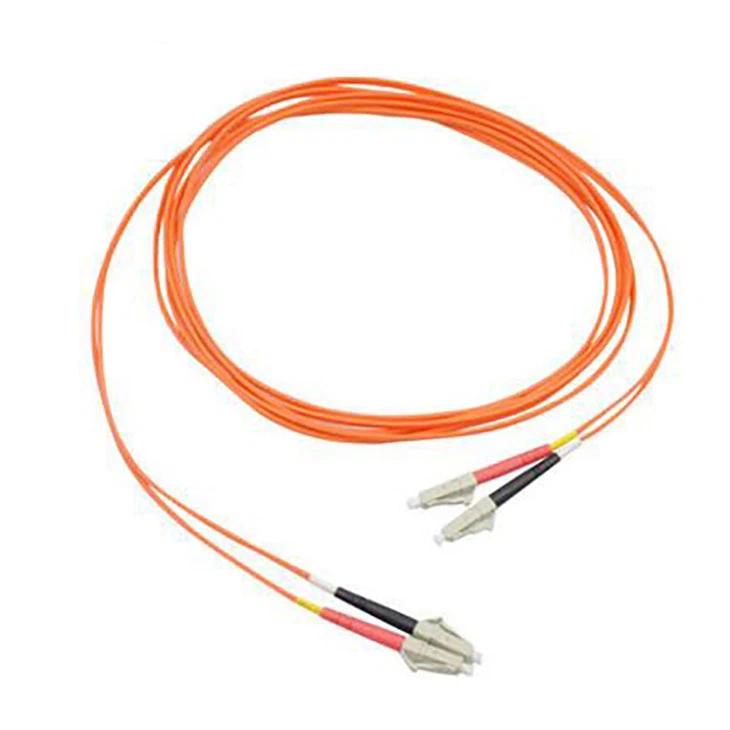 Dual-Core 50/125 Tail Fiber OM2 für Telekommunikation . LC-LC Multimode-Glasfaserkabel