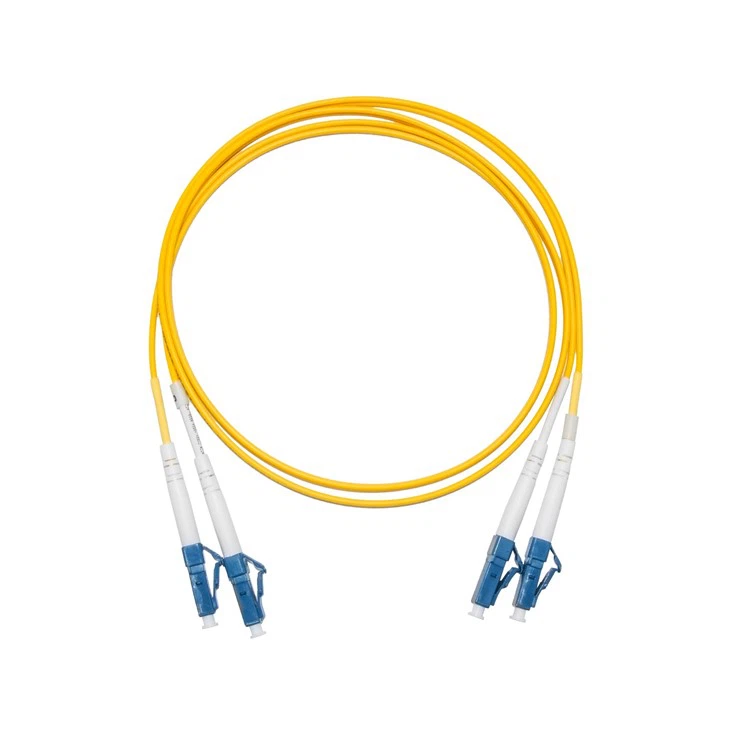 LC/UPC Single Mode Dual Core Fiber Optic Cable