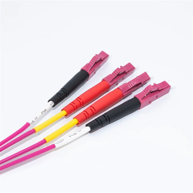 LC/UPC Single Mode Dual Core Fiber Optic Cable