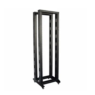 19 "42U 2m Dual-Rail Open Network Rack