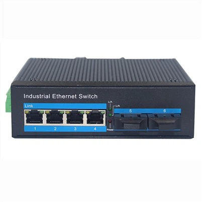 4-Port 10/100Base-TX plus 2-Port 100Base-FX Industrial Ethernet Switch