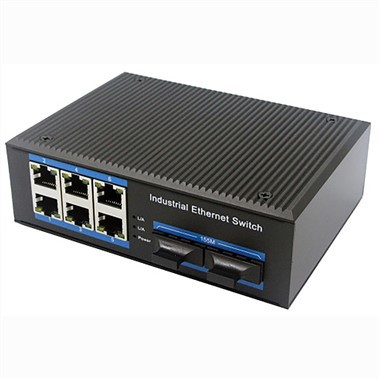6-Port 10/100Base-TX plus 2-Port 100Base-FX Industrial Ethernet Switch