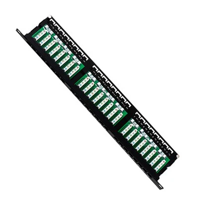 Hochdichte 1U 48 Port Cat6 UTP Patch Panel