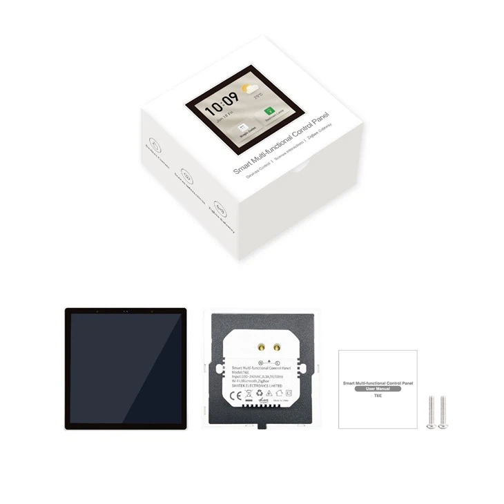T6E 4” Smart Control Panel - Elegant Home Automation Interface