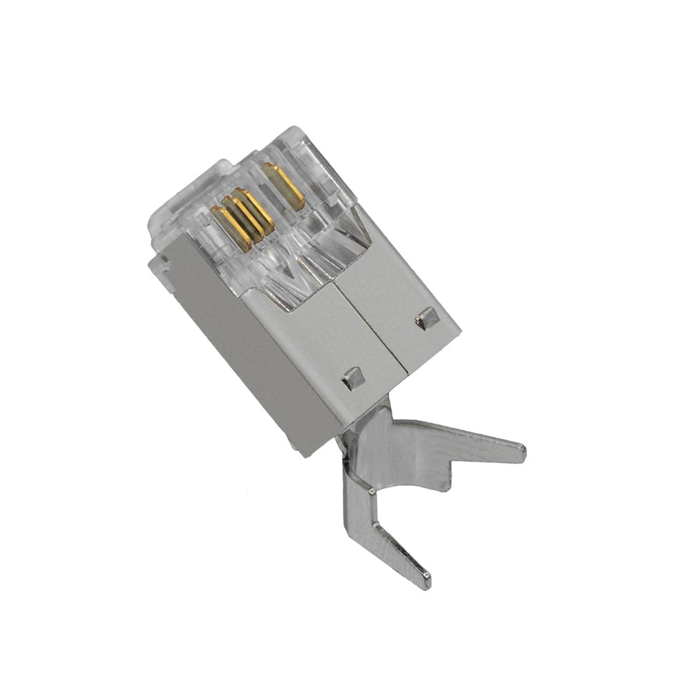 Cat5E Short-body 8p8c Industrial RJ Connector For Various Boot Types factory