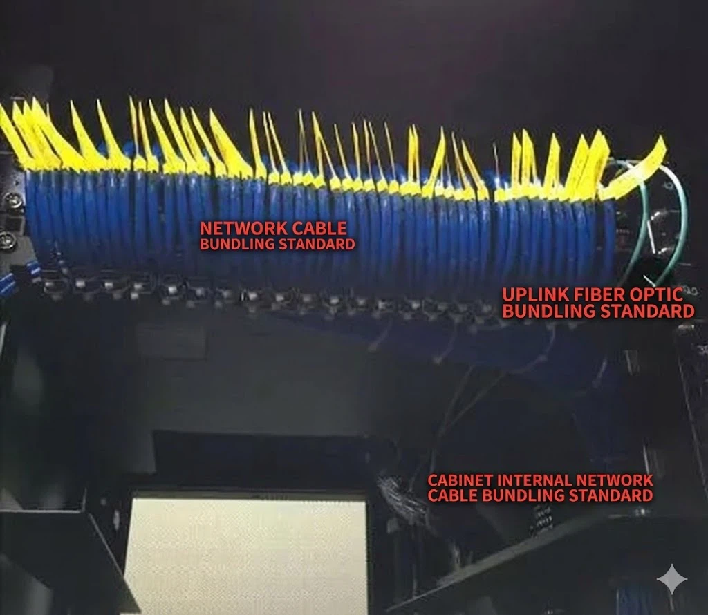 Fiber and Network Cable Routing Standard Diagram Fiber and Network Cable Routing Standard Diagram