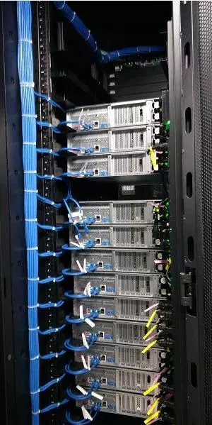 cable density within a single cabinet is often significant. Each cable type should be routed and bundled along the inner side of the cabinet 1 cable density within a single cabinet is often significant. Each cable type should be routed and bundled along the inner side of the cabinet 1