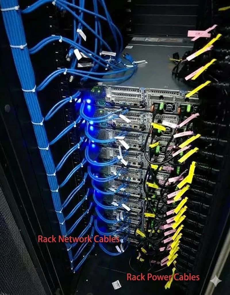 cable density within a single cabinet is often significant. Each cable type should be routed and bundled along the inner side of the cabinet 2 cable density within a single cabinet is often significant. Each cable type should be routed and bundled along the inner side of the cabinet 2