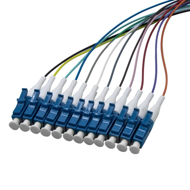 MPO To LC 12 Fiber Breakout Cable high quality