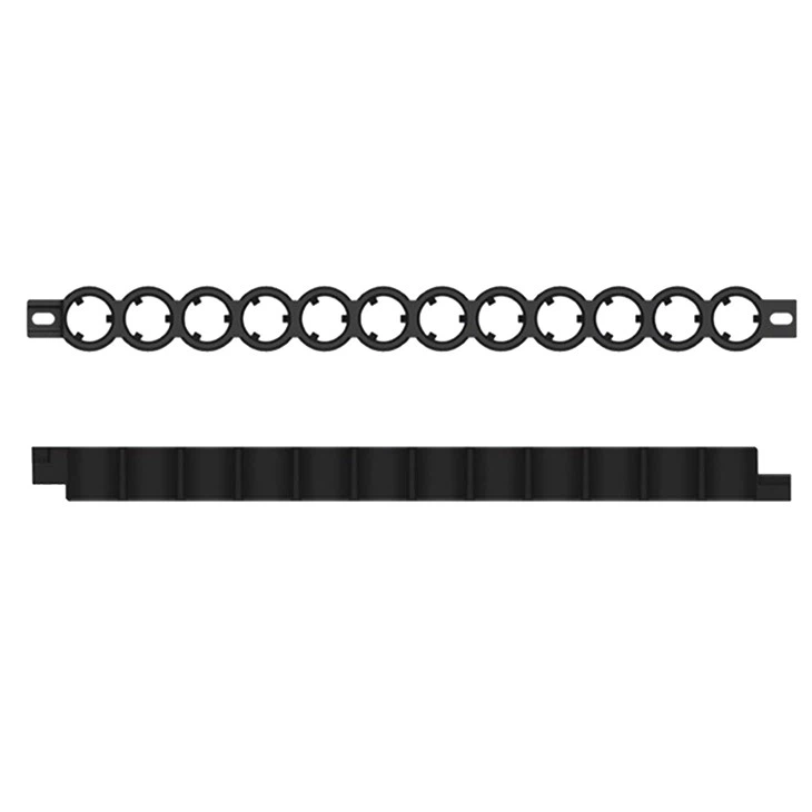 Network Cable Combs/straighteners/organizers 12-Hole For Data Center Cabinets/Racks,