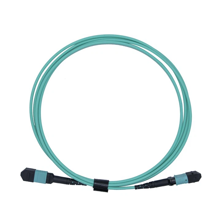 OM4 Multimode simplex 50/125 μm MPO-MPO 12- Faserfaser-Patch-Kabel