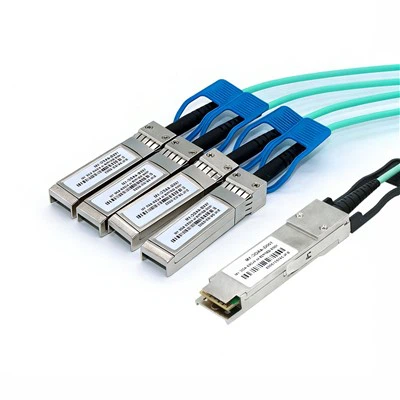 100G QSFP28 bis 4*25G AOC aktives optisches Kabel