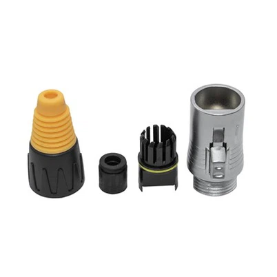 IP65 wasserdichte RJ45 wasserdichte männliche Stecker mit Taste