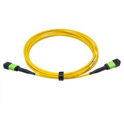 SM 12-Glasfaser-MPO-Patchkabel, Singlemode-Trunk-Kabel mit vorkonfektioniertem Anschluss